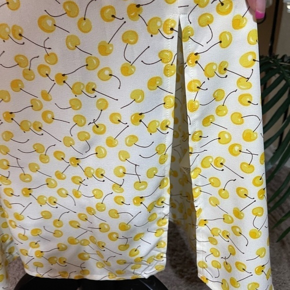 Cherry Print Casual Slip Cami Summer Dress - Picture 7 of 11